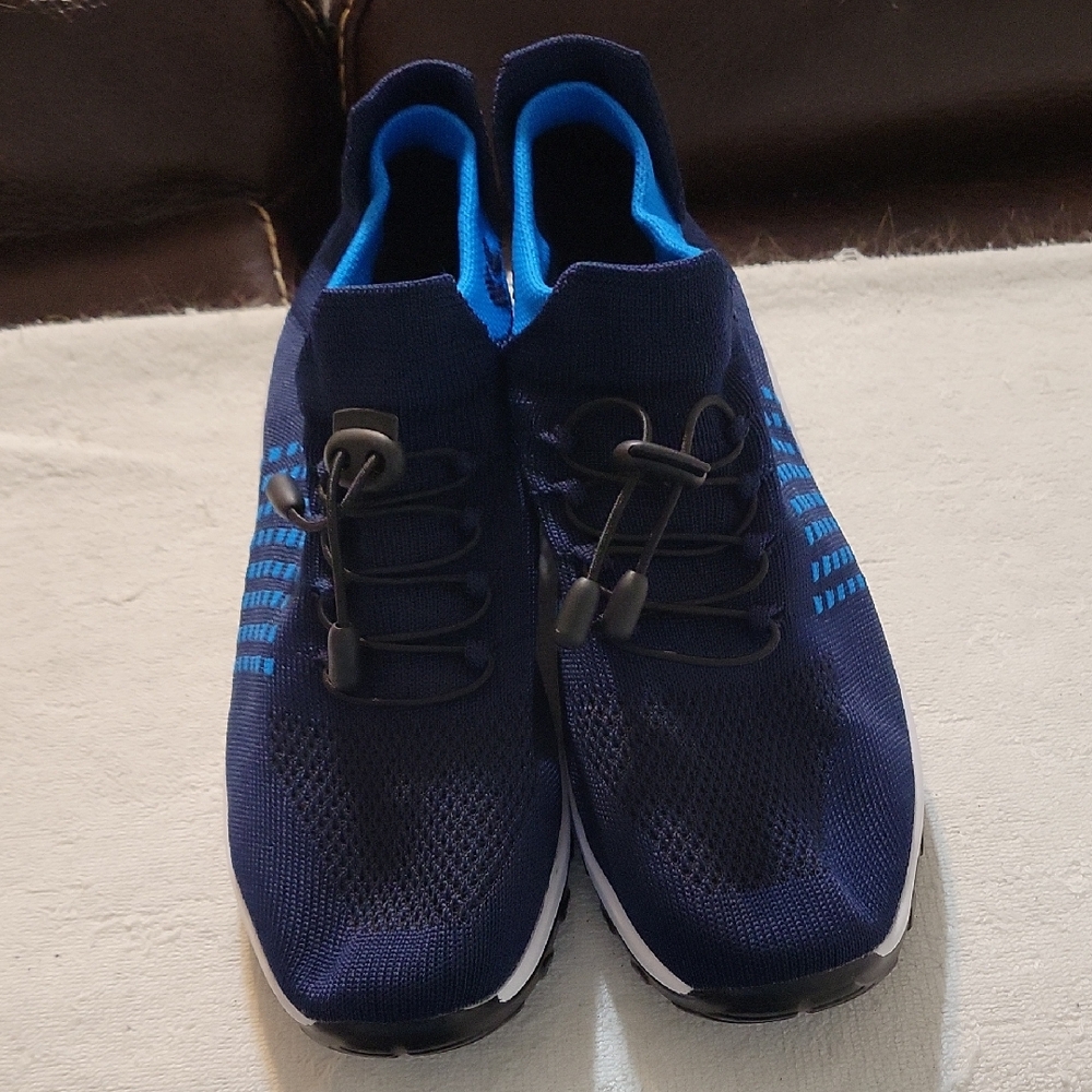 Navy and Blue Athletic Sneakers